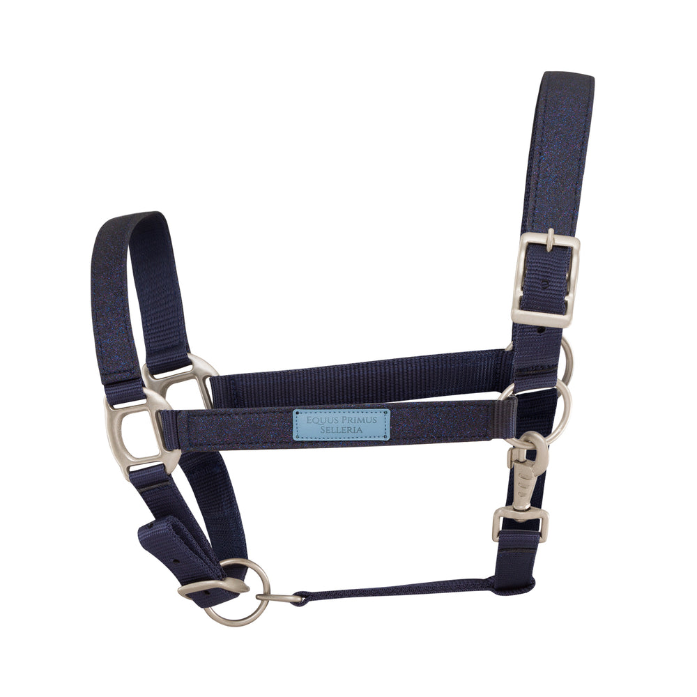 Equus Primus Selleria Midnight Blue Glitz and Glam Halter - EliteEquine Halter Collection