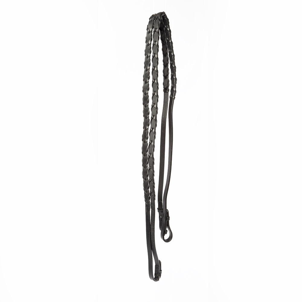 Equus Primus Selleria Set of Two-Braided FlexiGrip Reins - BridleLink Reins *