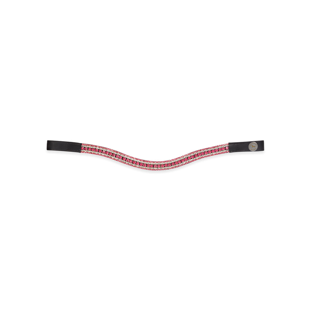 Equus Primus Selleria PinkBlush Browband - DiamondDazzle Browband Collection