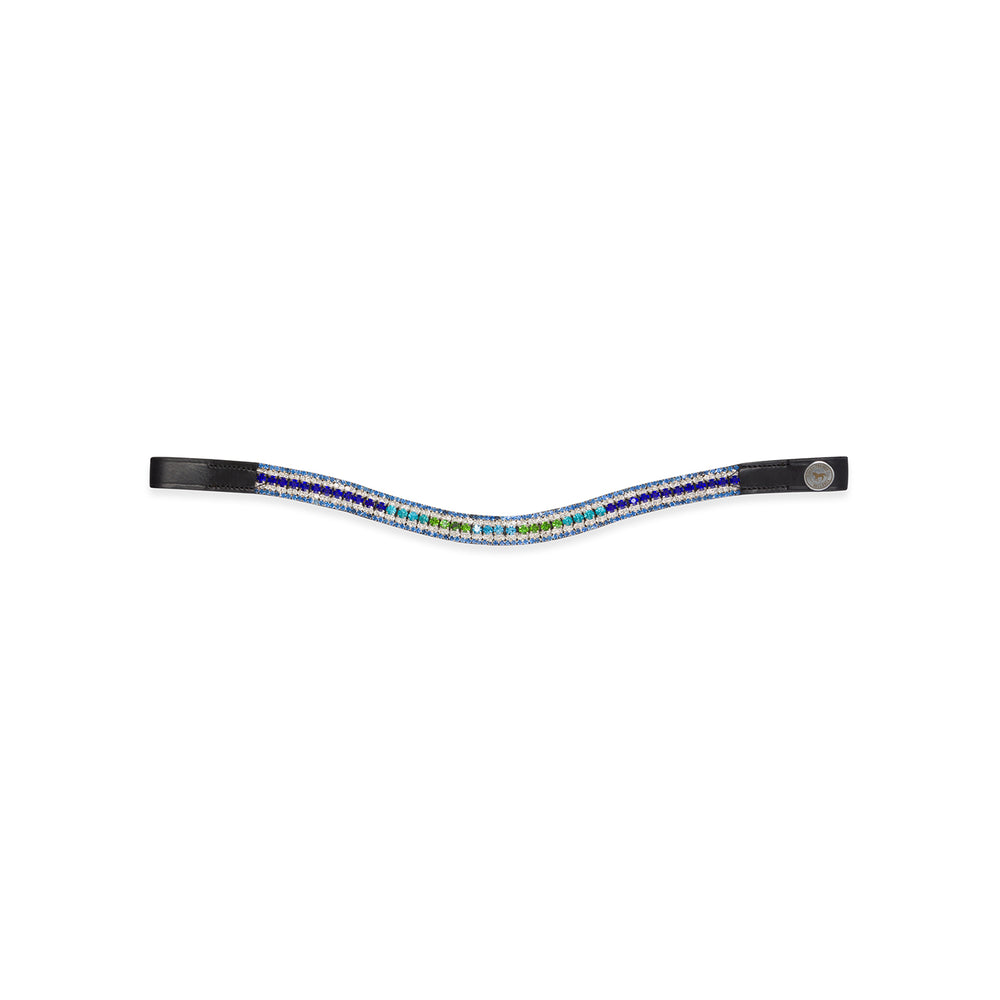 Equus Primus Selleria Azure Cascade Browband - DiamondDazzle Browband Collection
