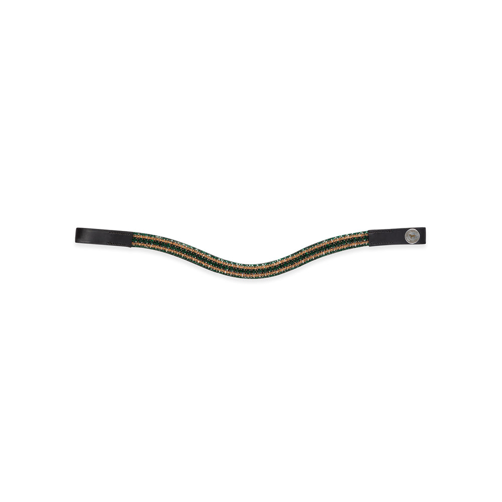 Equus Primus Selleria Emerald Eclipse Browband - DiamondDazzle Browband Collection