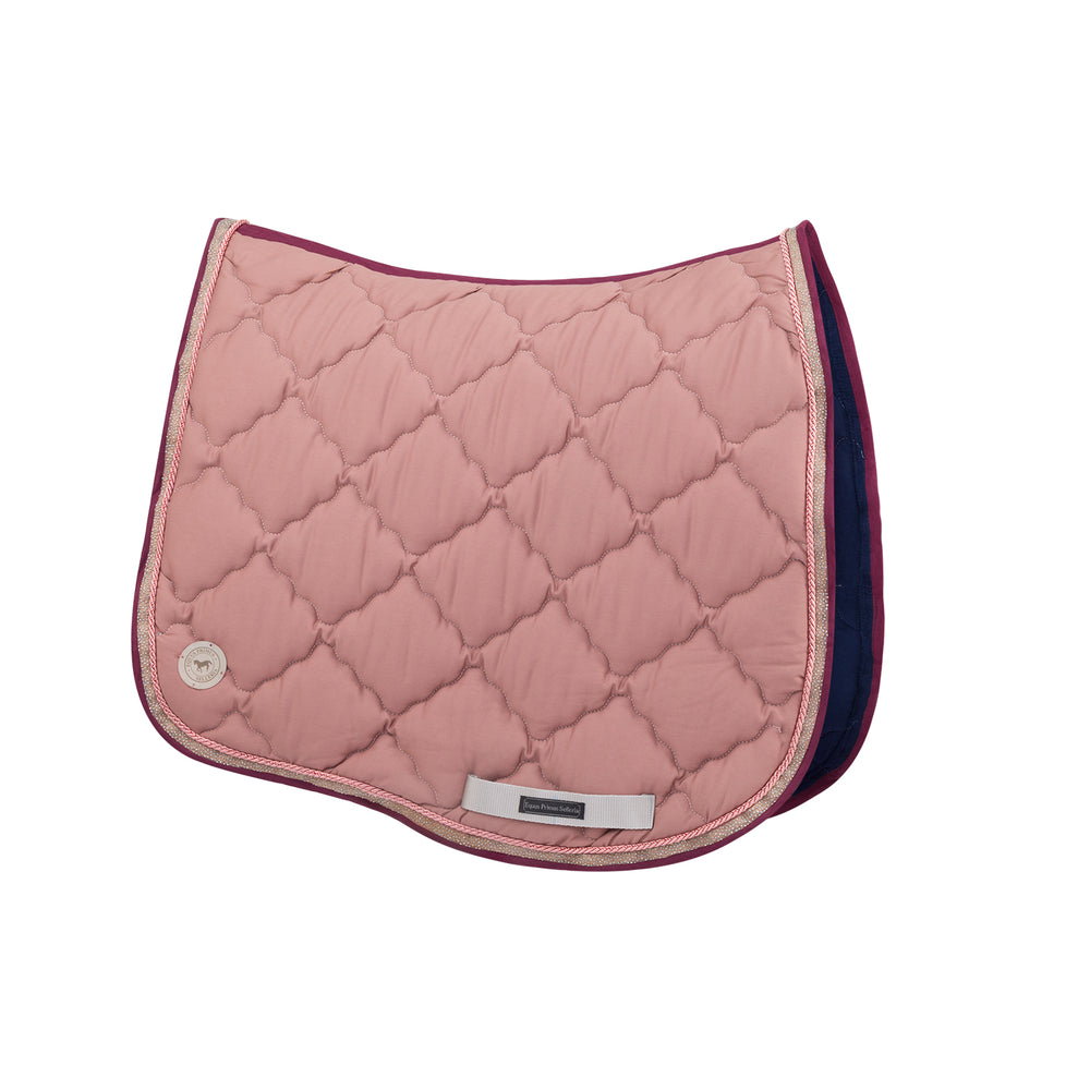 Equus Primus Selleria Vintage Rose Sparkle Saddle Pad - ToscanaCotton Saddle Pads