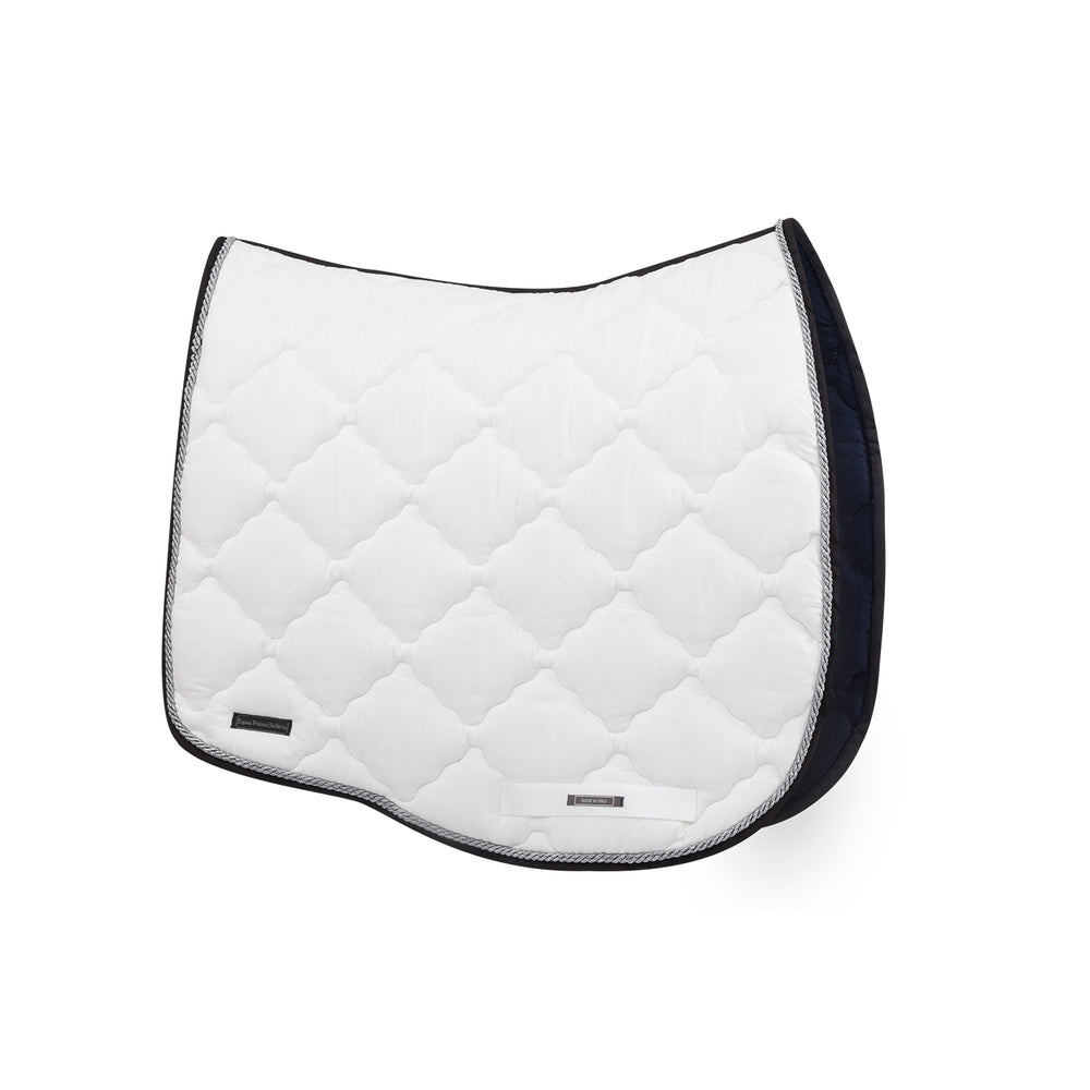 Equus Primus Selleria Silver Winged Saddle Pad - ToscanaCotton Saddle Pads