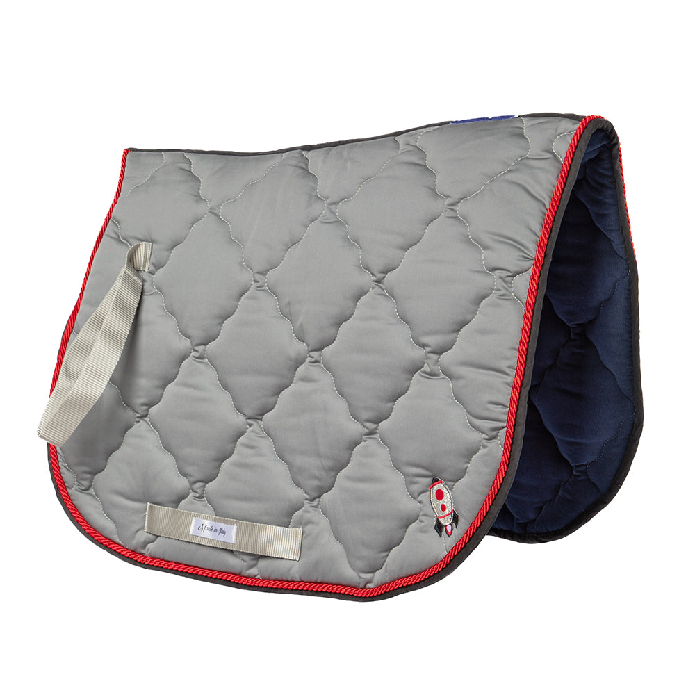 Equus Primus Selleria Rocket Blaze Saddle Pad - Pony Puff Saddle Pads *