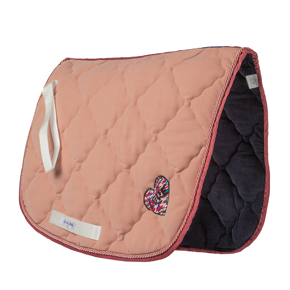 Equus Primus Selleria Sparkling Love Saddle Pad - Pony Puff Saddle Pads