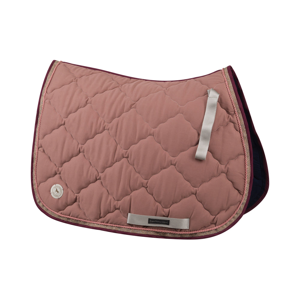 Equus Primus Selleria Vintage Rose Sparkle Saddle Pad - ToscanaCotton Saddle Pads