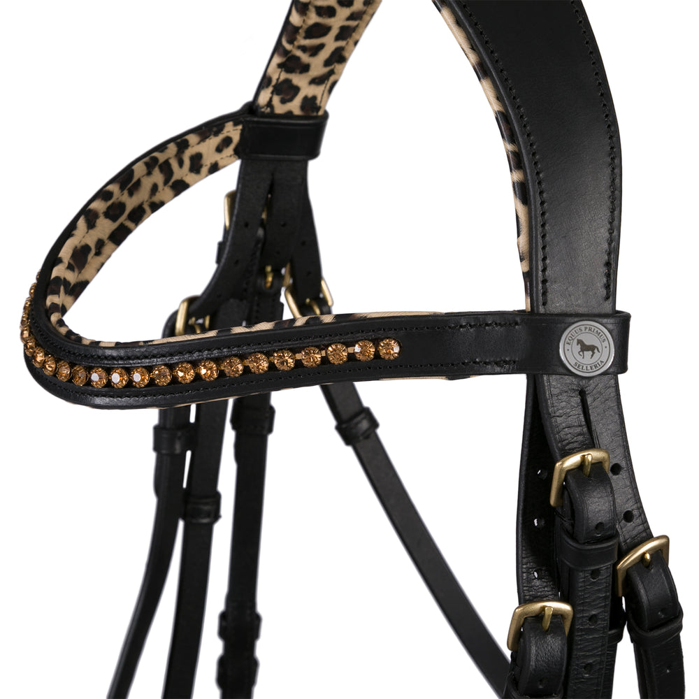 
                  
                    Equus Primus Selleria Dusk Feline Double Bridle - EquiChic Collection
                  
                