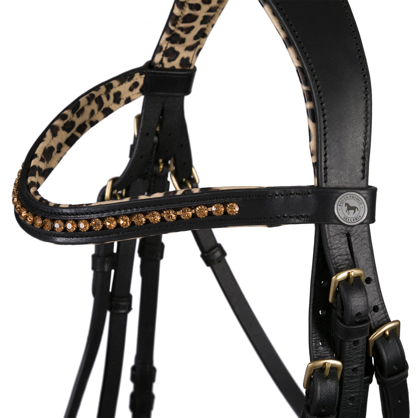 
                  
                    Equus Primus Selleria Dusk Feline Double Bridle - EquiChic Collection
                  
                
