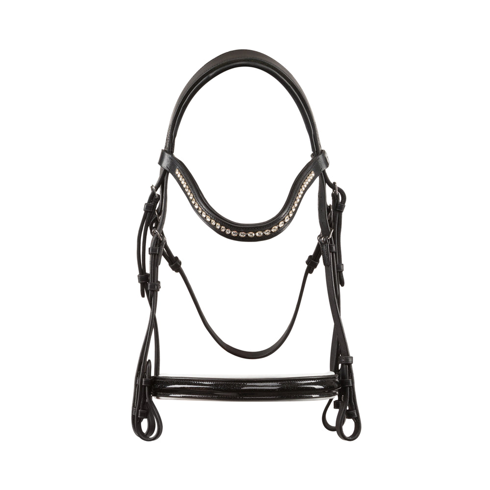 Equus Primus Selleria Green Glow Double Bridle - Equestrian Elegance Collection *