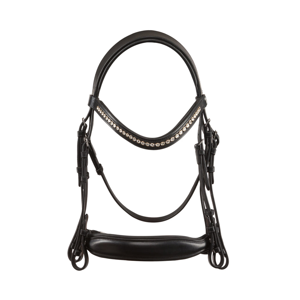 Equus Primus Selleria Shadow Frost Double Bridle - EquineElite Classical Collection *