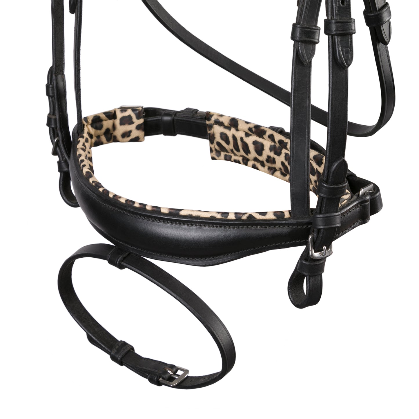 
                  
                    Equus Primus Selleria Noir Leopard Bridle - EquiChic Collection
                  
                