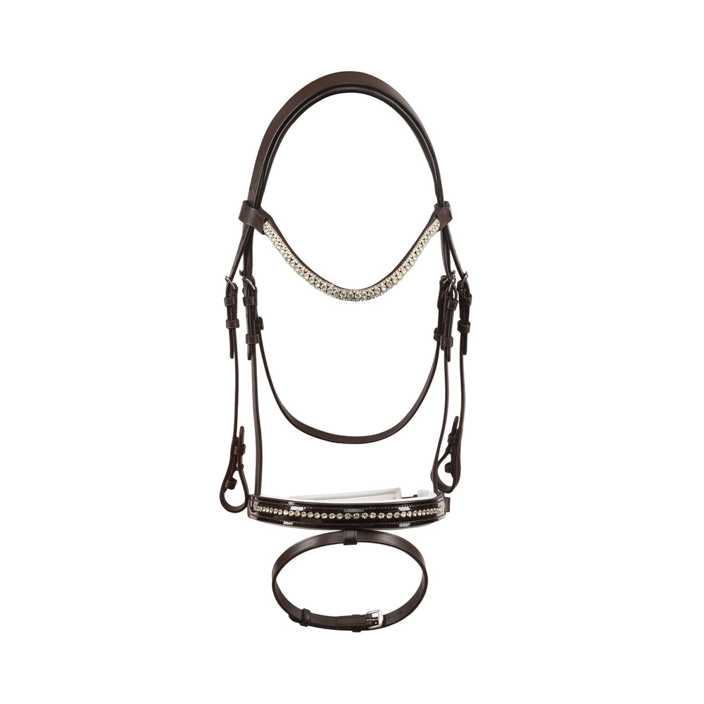 Equus Primus Selleria Mocha Charm Bridle - EquineElite Classical Collection