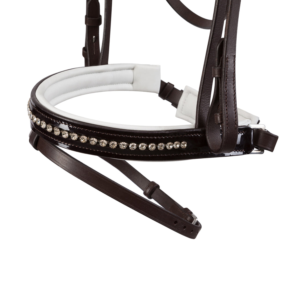 
                  
                    Equus Primus Selleria Mocha Charm Bridle - EquineElite Classical Collection
                  
                