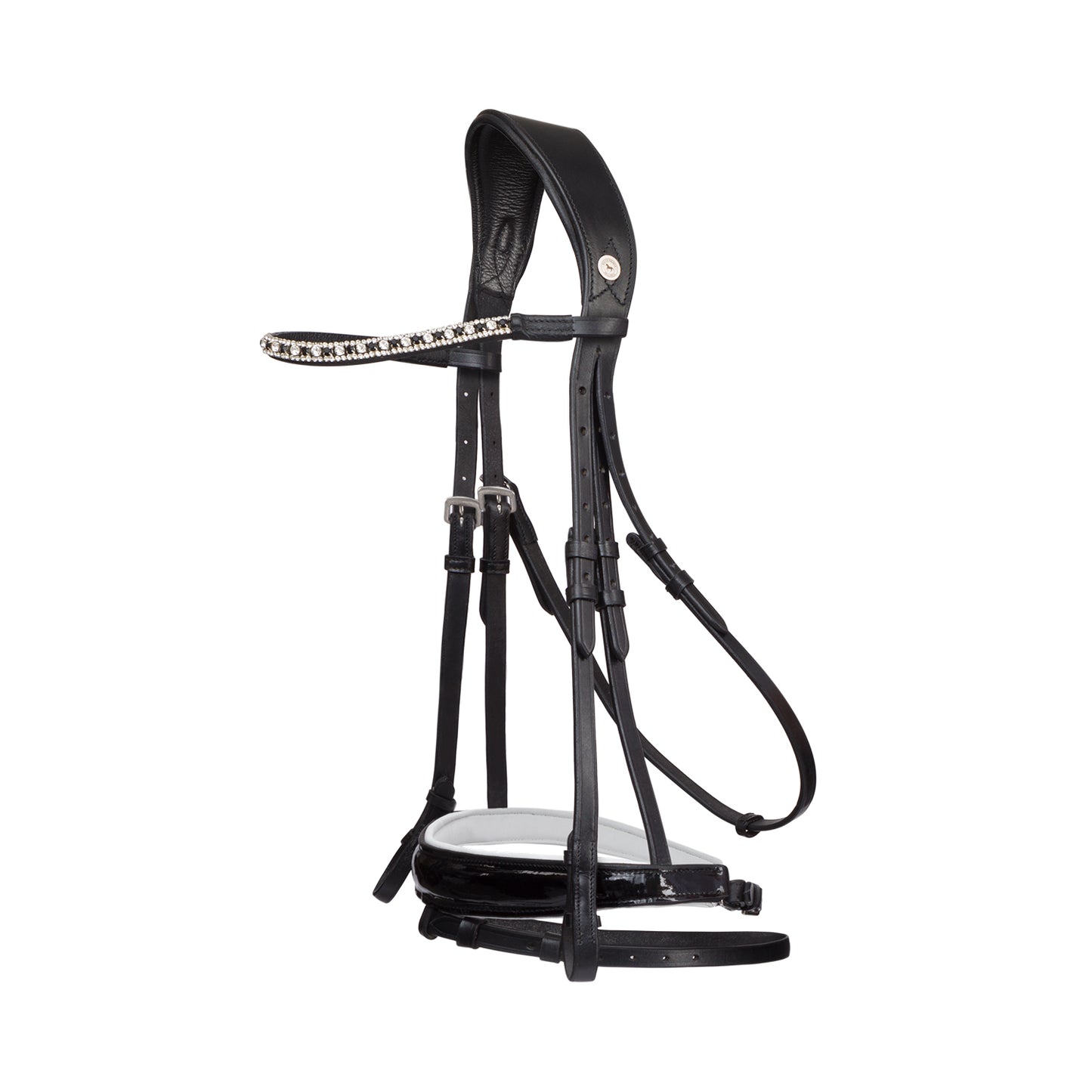 
                  
                    Equus Primus Selleria Midnight Noir Bridle - Equestrian Elegance Collection
                  
                
