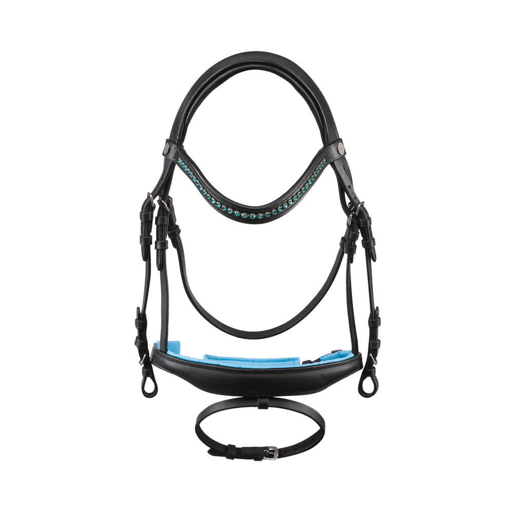 Equus Primus Selleria Royal Blue Regalia Bridle - EquiChic Collection