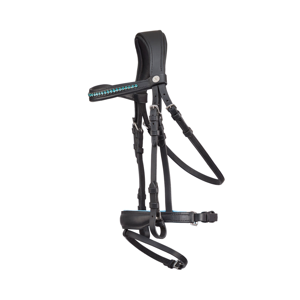 
                  
                    Equus Primus Selleria Royal Blue Regalia Bridle - EquiChic Collection
                  
                