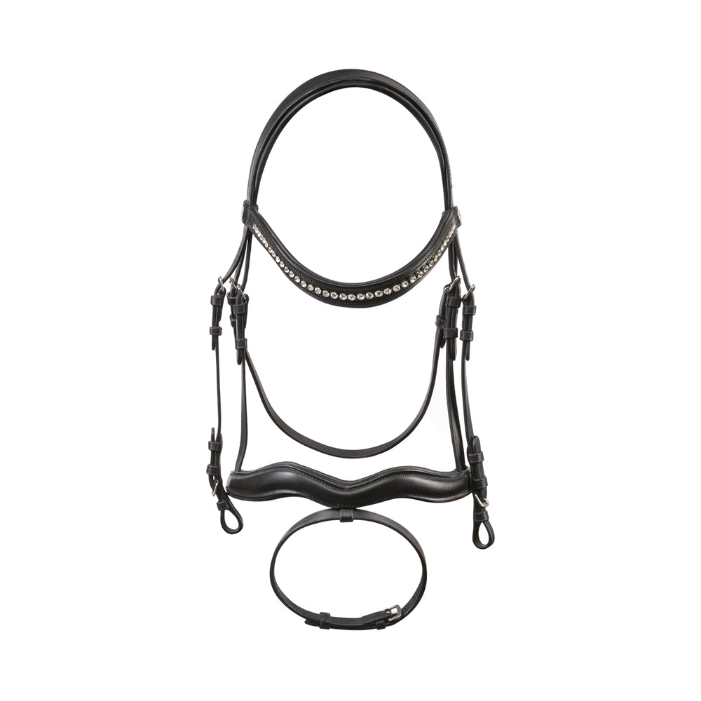 Equus Primus Selleria Ebony & Ivory Bridle - EquineElite Classical Collection *