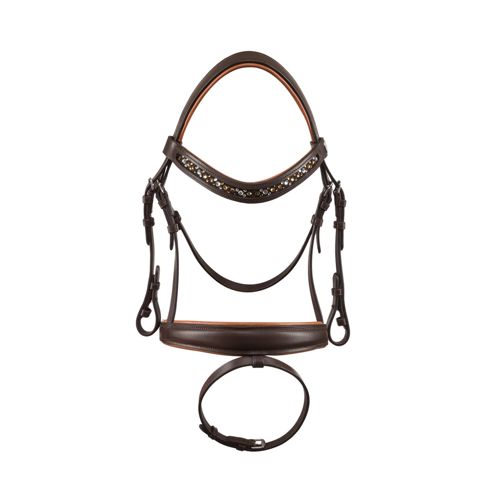 Equus Primus Selleria Espresso Elegance Bridle - EquineElite Classical Collection