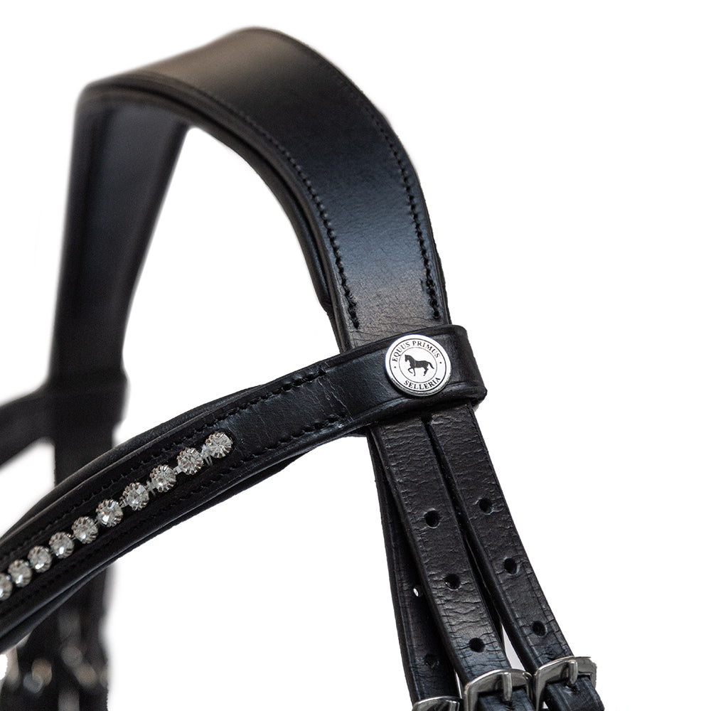 
                  
                    Equus Primus Selleria Noir Equinox Double Bridle - Equestrian Elegance Collection
                  
                