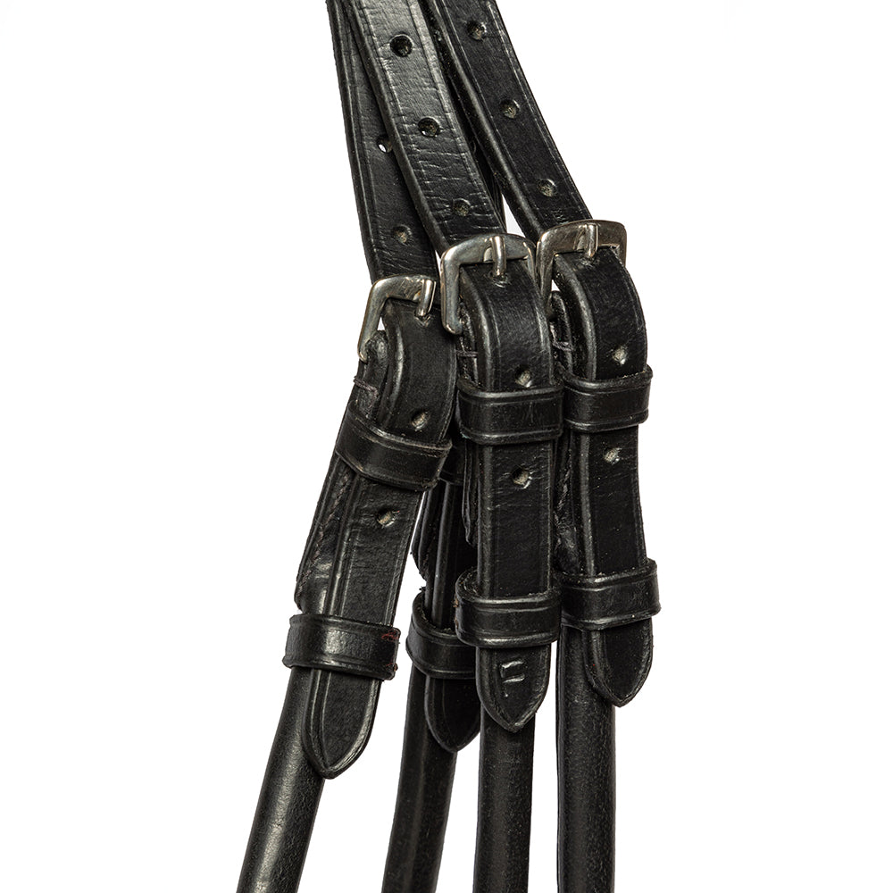 
                  
                    Equus Primus Selleria Noir Equinox Double Bridle - Equestrian Elegance Collection
                  
                