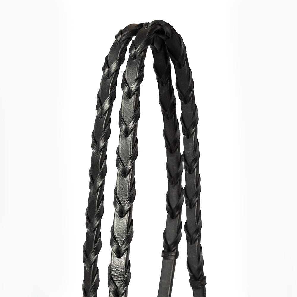 
                  
                    Equus Primus Selleria Set of Two-Braided FlexiGrip Reins - BridleLink Reins *
                  
                