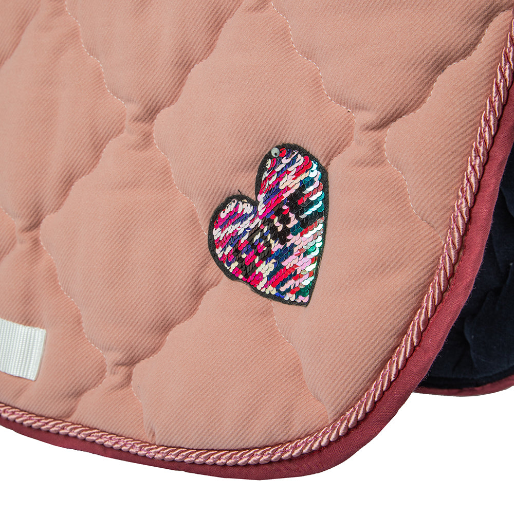 
                  
                    Equus Primus Selleria Sparkling Love Saddle Pad - Pony Puff Saddle Pads
                  
                