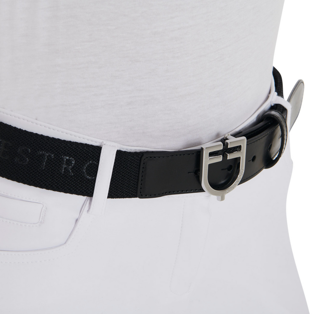 
                  
                    LEATHER BELT WITH ELASTIC AND LETTERING
                  
                