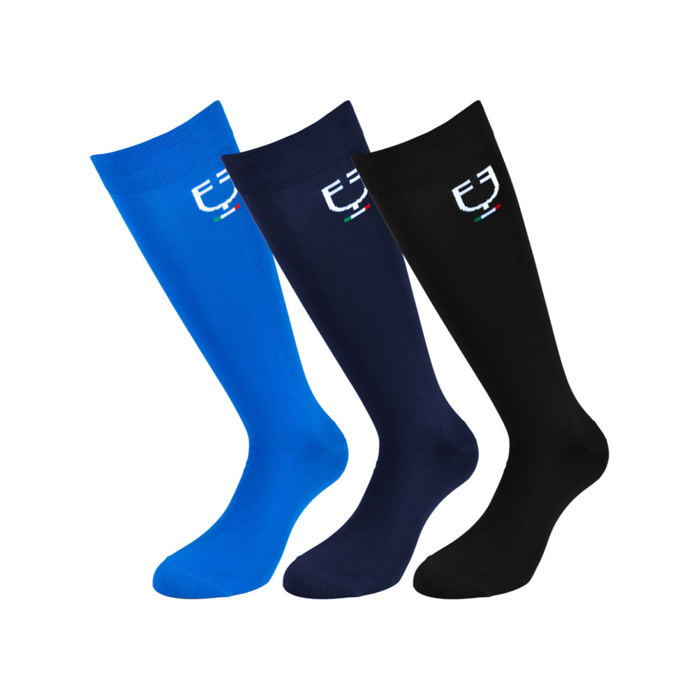 THREE PCS SET TECHNICAL SOCKS EQUESTRO X FISE